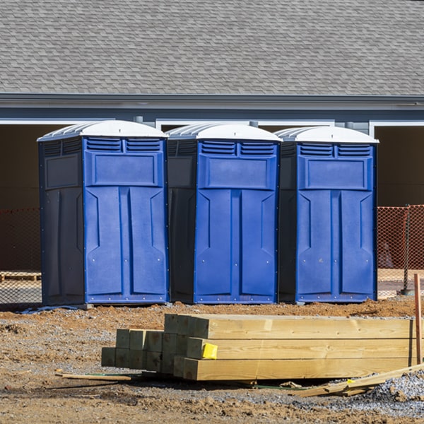 is there a specific order in which to place multiple porta potties in McFall MO